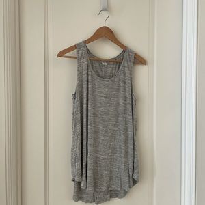 Old Navy luxe heathered gray workout tank